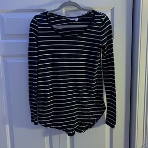 BP. Black & White Striped Long Sleeve